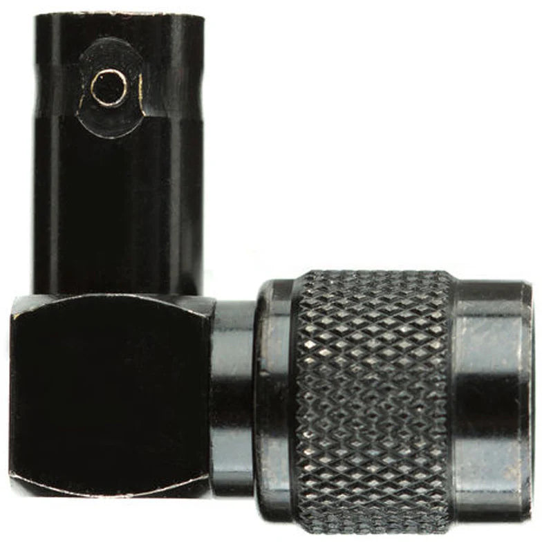 MAST VERSION-2 90 DEGREE LOW-LOSS RF ADAPTER (BNC-FEMALE TO TNC-MALE)
