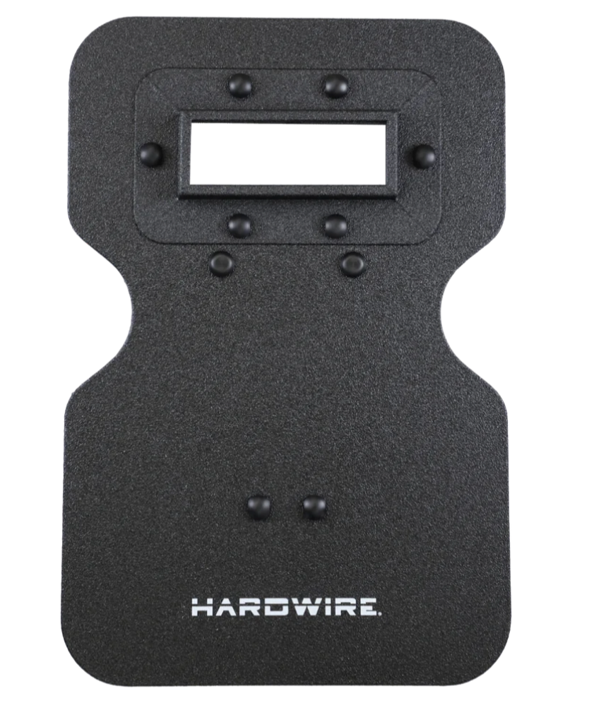 HARDWIRE® DOUBLE SHOOTER'S CUT HARD COAT TACTICAL SHIELD WITH VIEWPORT | LEVEL 3A