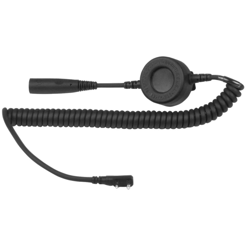 TACTICAL PTT (PRESS-TO-TALK) FOR LOW-IMPEDANCE (LE AND CIVILIAN) HEADSETS (PELTOR COMTAC, COMTAC II, ACH, MSA SORDIN RANGER HEADSETS)