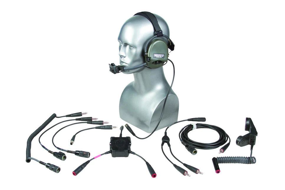 LIBERATOR® III ITJCS - TACP/JTAC SECURE DUAL-COMM TAKTICKÉ NÁHLAVNÉ SÚPRAVY S INTEGROVANOU DIGITÁLNOU OCHRANOU SLUCHU