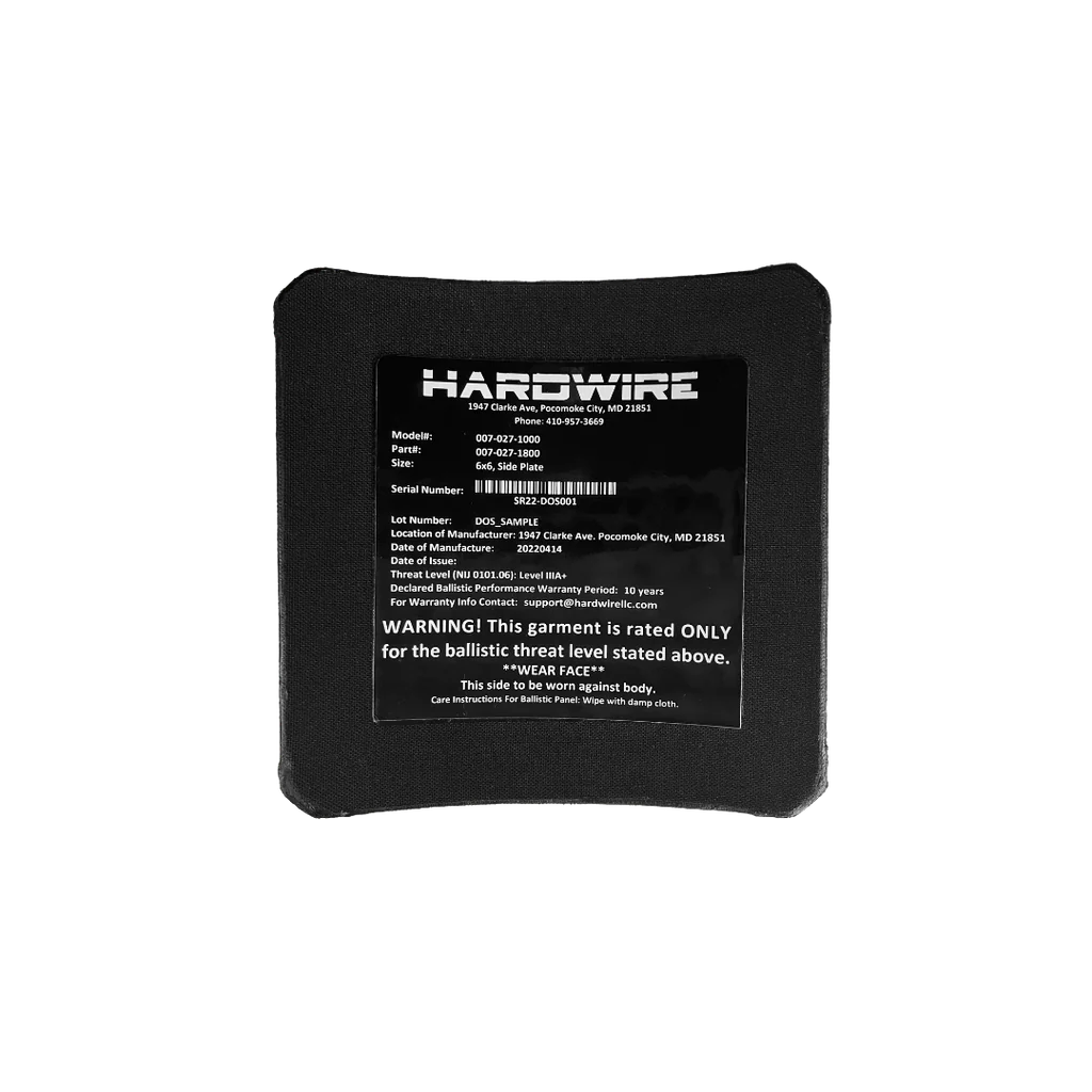 HARDWIRE® 3A+ MULTI CURVE PLATE