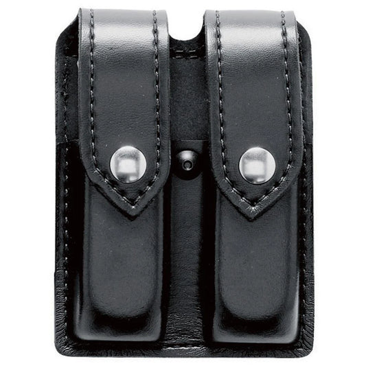 77 - DOUBLE MAGAZINE POUCH CHROME SNAP