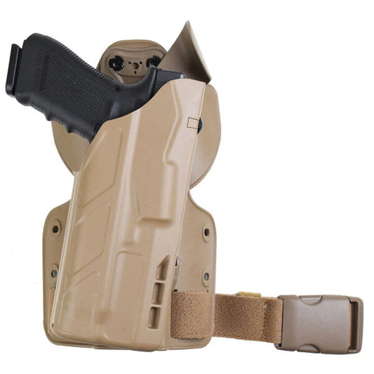 7354-SP6 - 7TS™ ALS® SINGLE STRAP TACTICAL HOLSTER W/UFA & PADDLE