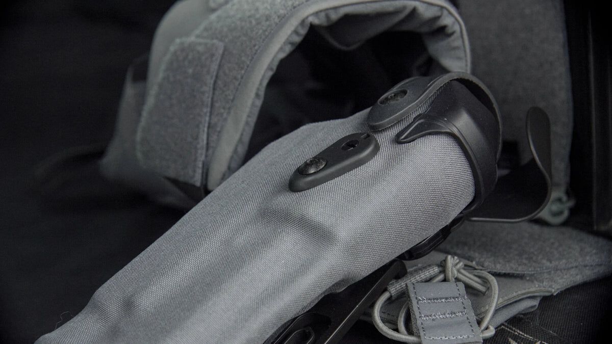 6304RDS - ALS®/SLS WOLF GRAY HOLSTER W/ QLS 19 LOCKING FORK