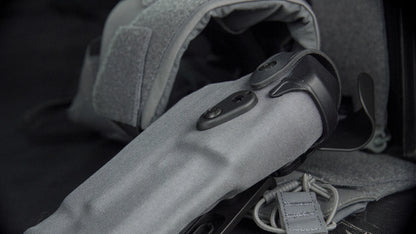 6304RDS - ALS®/SLS WOLF GRAY HOLSTER W/ QLS 19 LOCKING FORK