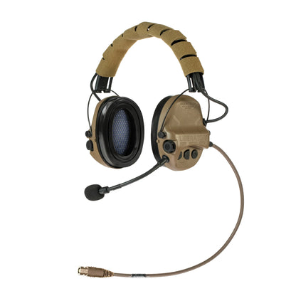 LIBERATOR® V ADVANCED DUAL COMM HEADSET ONLY WITH HEARING PROTECTION