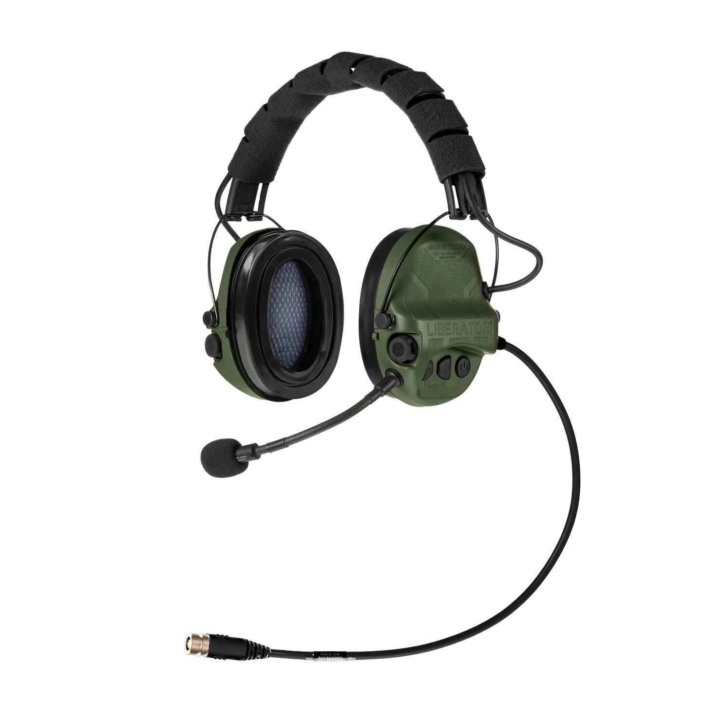 LIBERATOR® V ADVANCED DUAL COMM HEADSET ONLY WITH HEARING PROTECTION