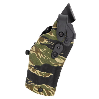 6304RDS - ALS/SLS® TIGER STRIPE CAMO HOLSTER W/ QLS 19 LOCKING FORK